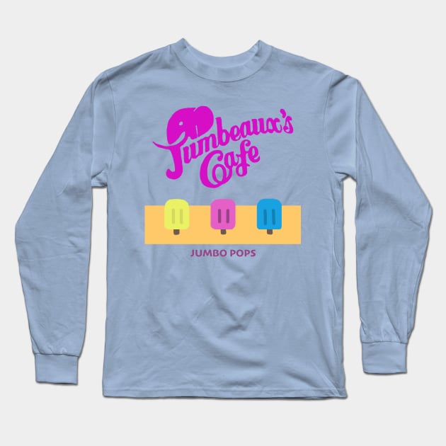 Jumbeaux's Cafe Long Sleeve T-Shirt by MushuSupplyCo